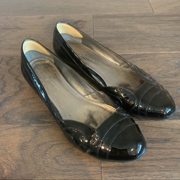 Vince Camuto Shoes - Vince Camuto Black Patent Leather Ballet Flats